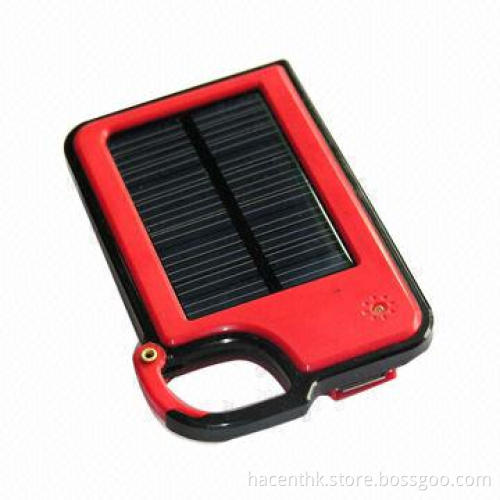Li-polymer mini solar power bank, 1,450mAh capacity